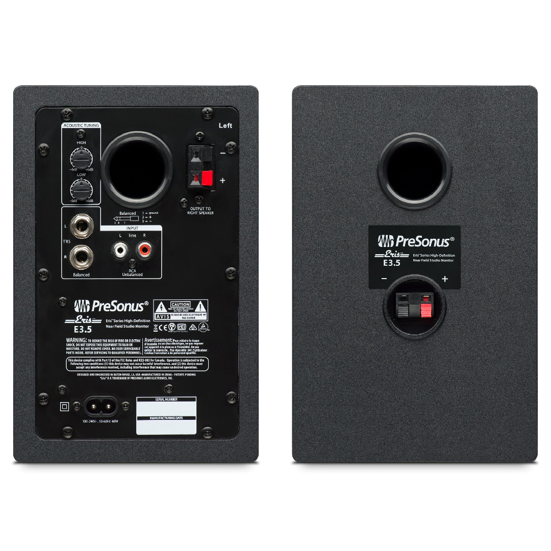 Monitores PreSonus Eris E3.5 (Par) imagen 2 — La Tienda de Audio Colombia