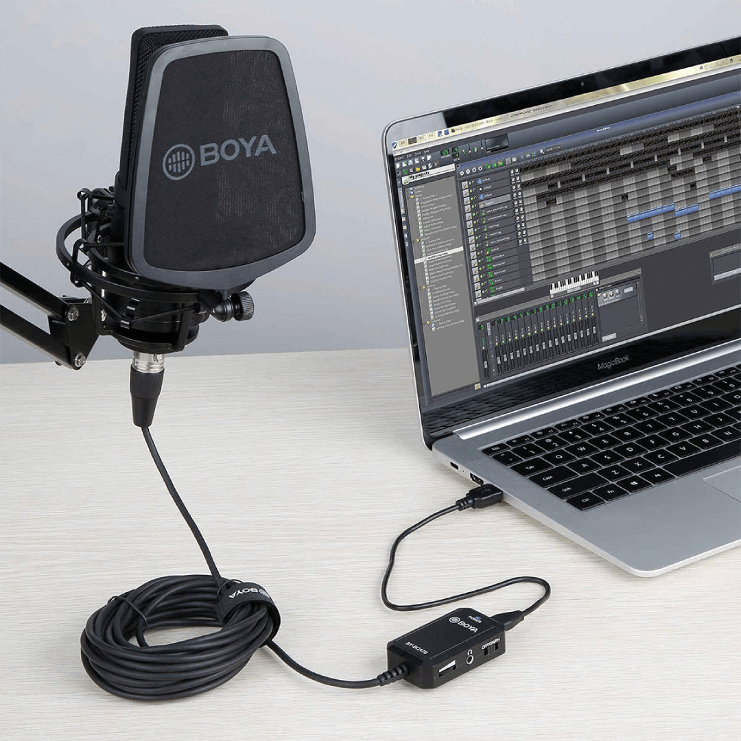 Adaptador de Micrófono XLR para Dispositivo Móvil Boya BY-BCA70 imagen 4 — La Tienda de Audio Colombia