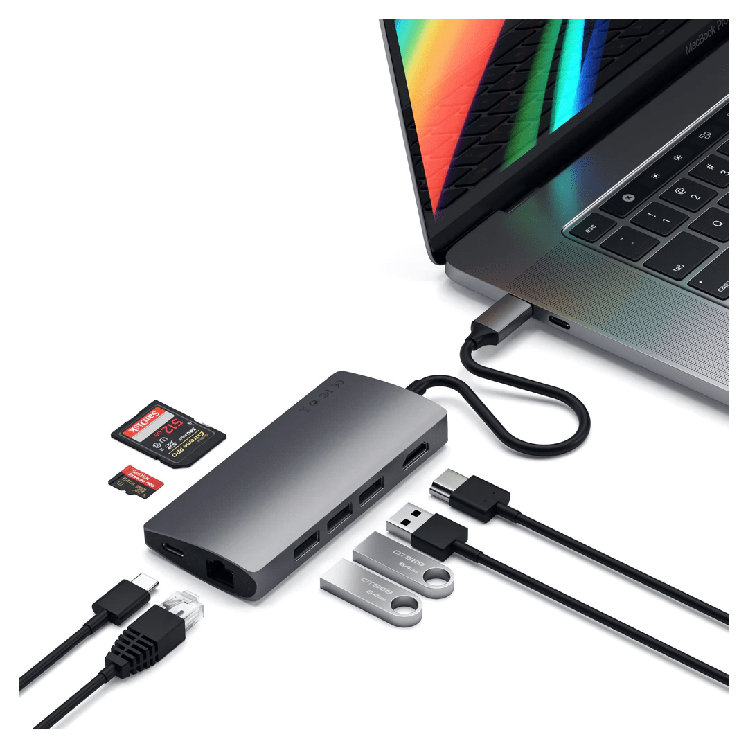 Hub Multipuerto Satechi ST-TCMA2M Tipo USB-C V2 4K Ethernet imagen 4 — La Tienda de Audio Colombia
