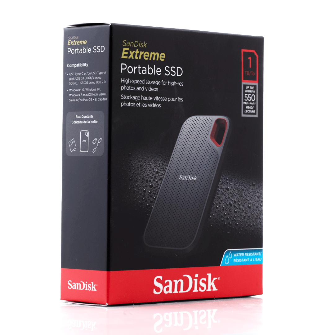 Disco Duro SanDisk Extreme Portable SSD 1TB USB-C 3.2 — La Tienda de Audio Colombia