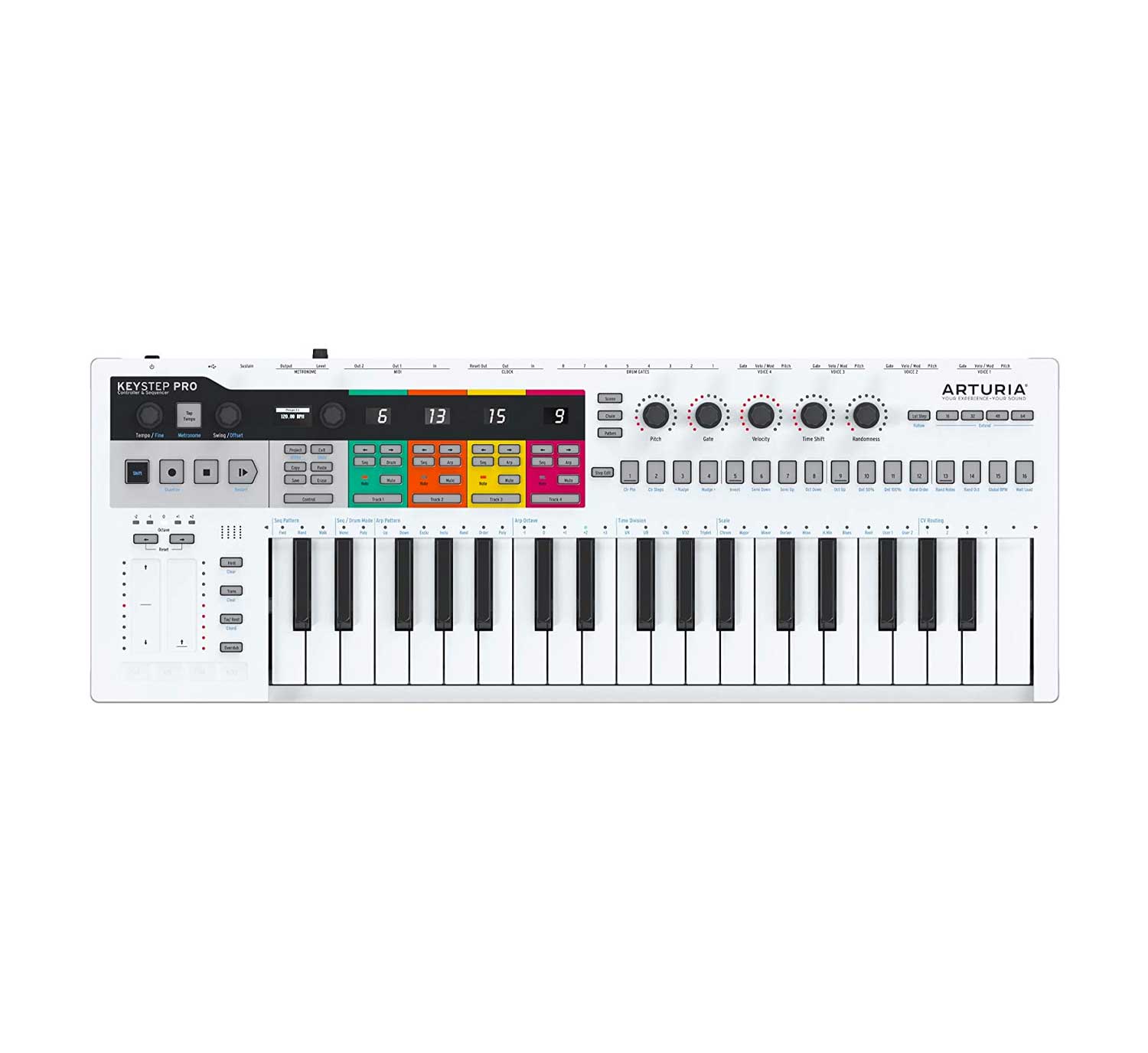 Controlador Arturia MicroLab KeyStepPro — La Tienda de Audio Colombia