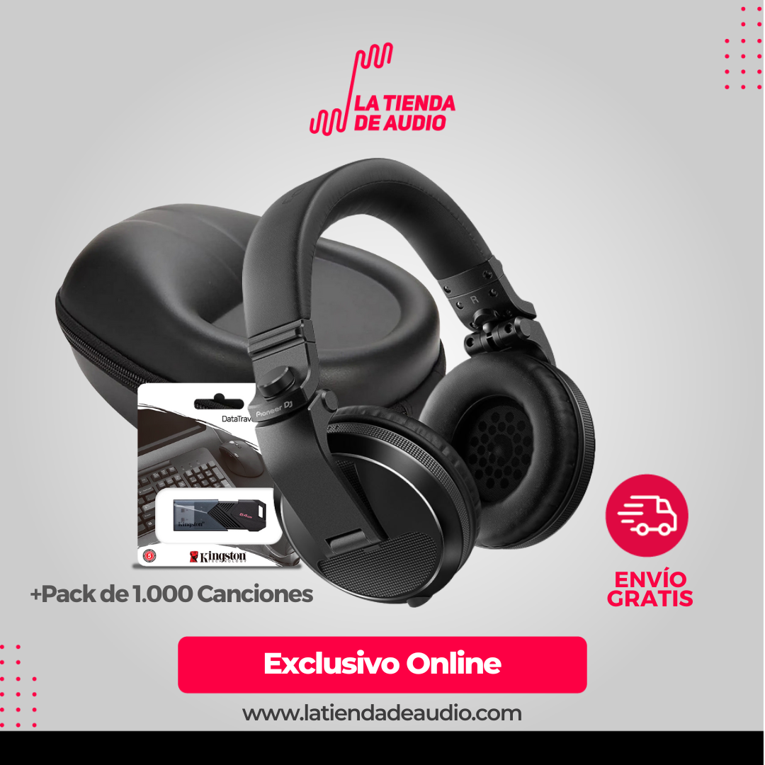 Combo Inicia Equipado Audífonos Pioneer DJ HDJ-X5 — La Tienda de Audio Colombia