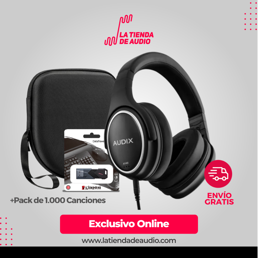 Combo Inicia Equipado Audífonos Audix A140 — La Tienda de Audio Colombia