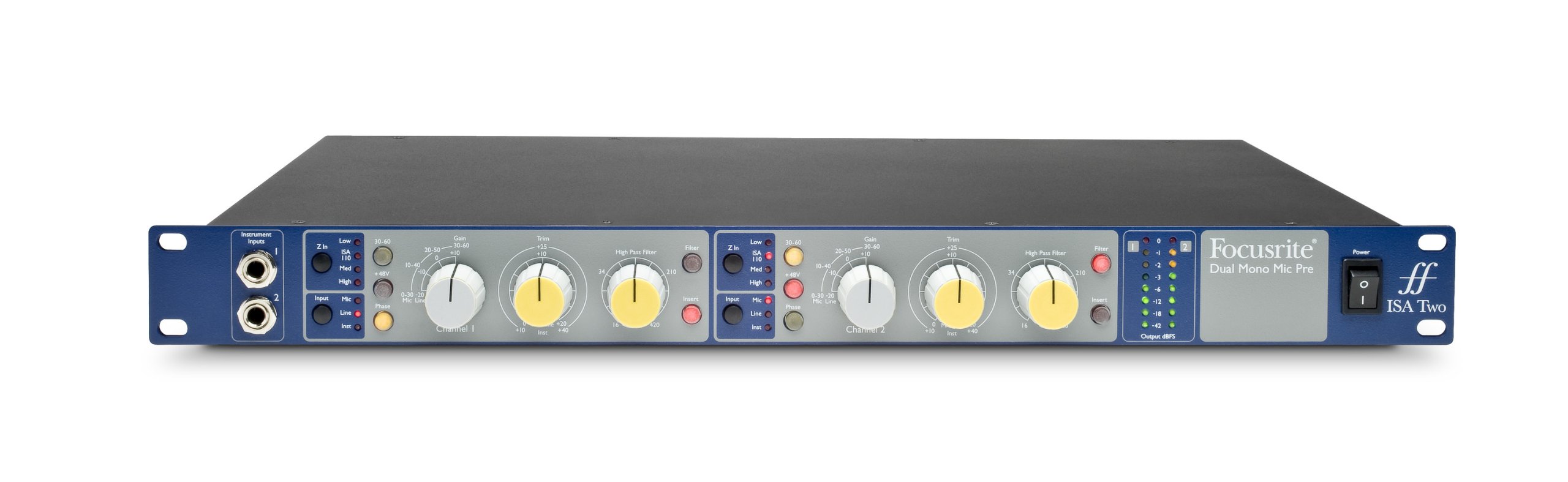 Pre amplificador  Focusrite ISA TWO imagen 3 — La Tienda de Audio Colombia