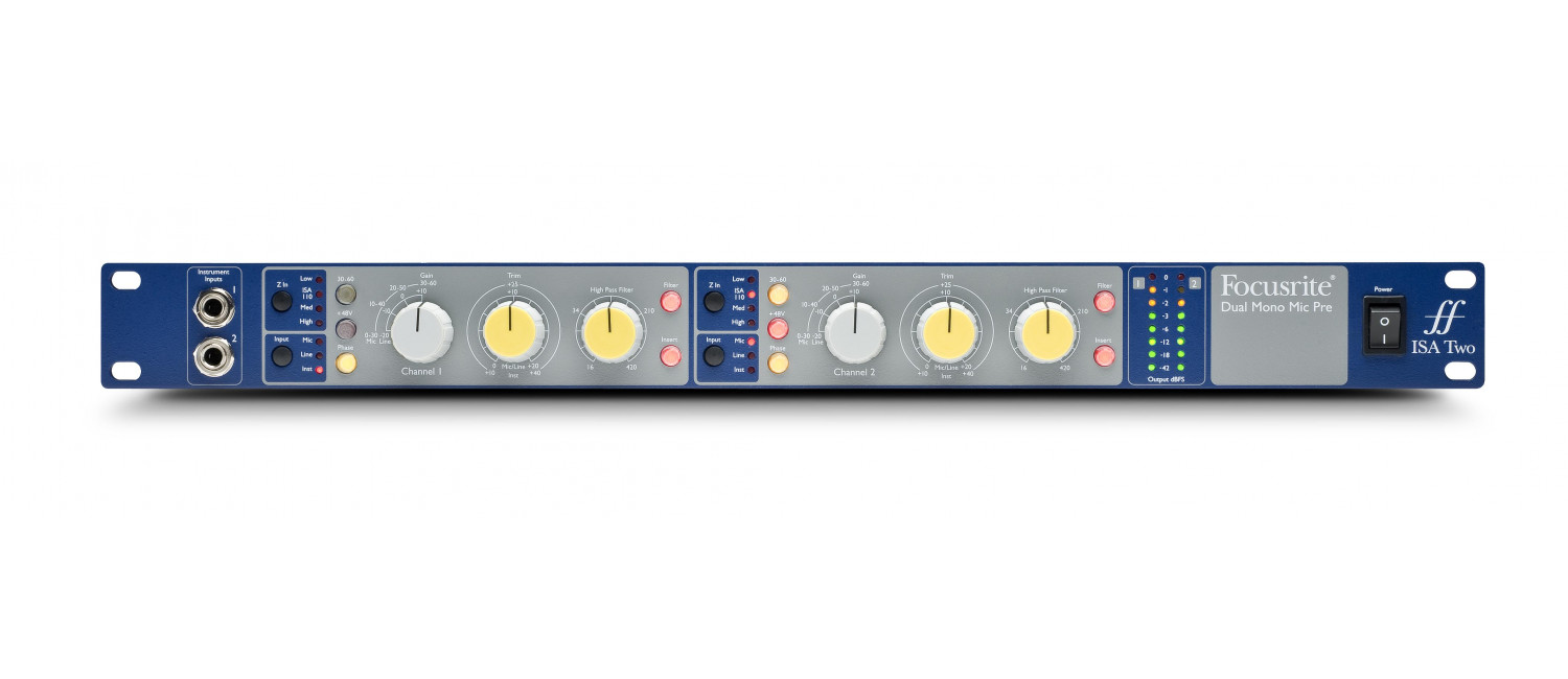 Pre amplificador  Focusrite ISA TWO imagen 2 — La Tienda de Audio Colombia
