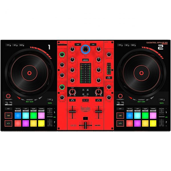 Controlador Hercules Inpulse 500 Red Edition (Edición Limitada) — La Tienda de Audio Colombia