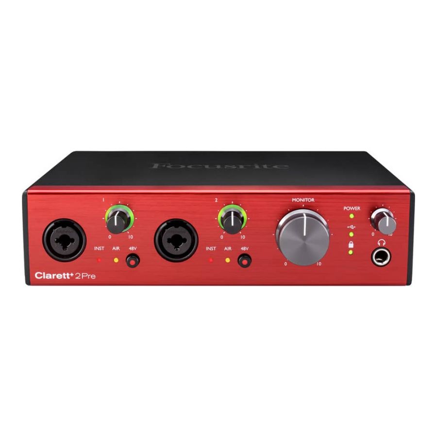 Interfaz Focusrite Clarett+ 2Pre USB — La Tienda de Audio Colombia