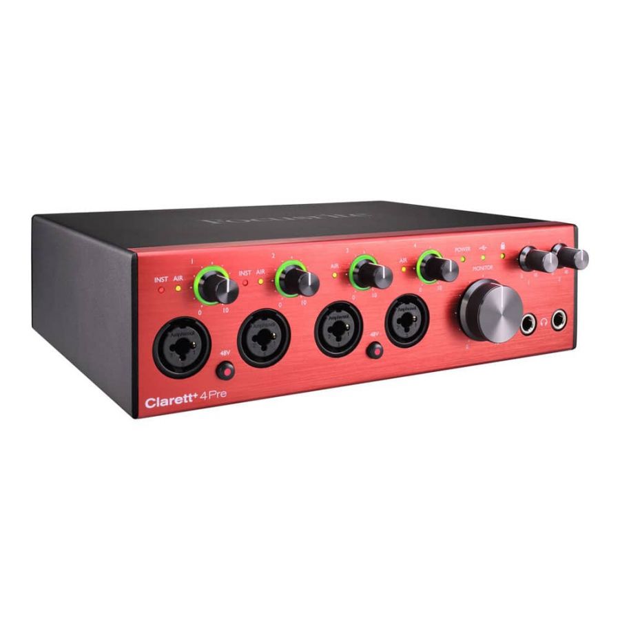 Interfaz Focusrite Clarett+ 4 Pre USB imagen 4 — La Tienda de Audio Colombia