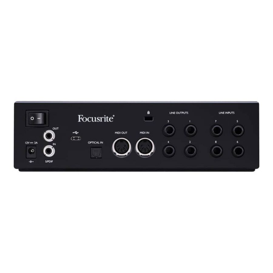 Interfaz Focusrite Clarett+ 4 Pre USB imagen 5 — La Tienda de Audio Colombia