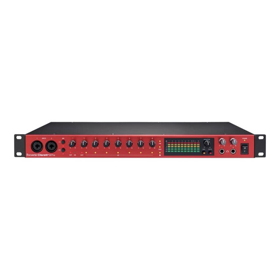 Interfaz Focusrite Clarett+ 8Pre USB — La Tienda de Audio Colombia