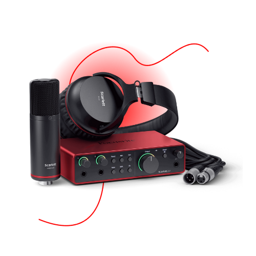 Interfaz Focusrite Scarlett 2i2 Studio 4G — La Tienda de Audio Colombia