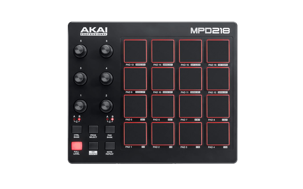 Controlador AKAI MPD218 — La Tienda de Audio Colombia