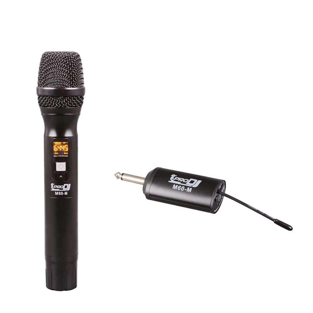 Micrófono inalámbrico PRO DJ M60-M — La Tienda de Audio Colombia