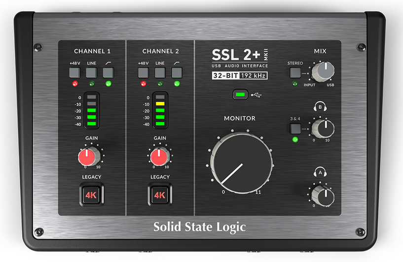INTERFACE SOLID STATELOGIC SSL2+ — La Tienda de Audio Colombia